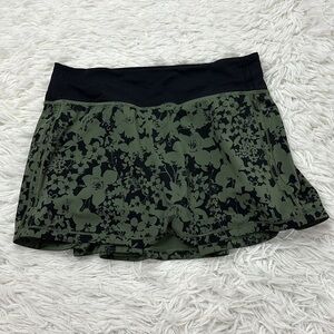Lululemon Pace Rival Skirt (Regular) *No Panels Efflorescent Barracks Green
